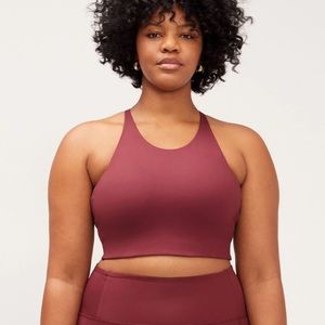 Girlfriend Collective Mulberry Topanga Bra
